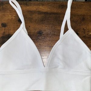 White bralette